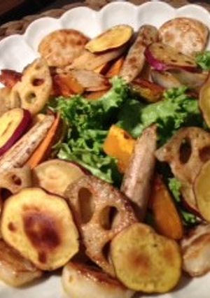 秋野菜の焼きサラダ♬-レシピのメイン写真