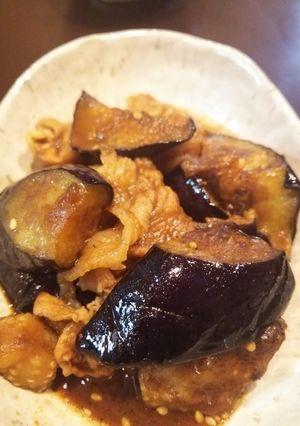 茄子と豚肉の味噌あえ☆-レシピのメイン写真