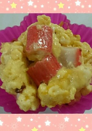 簡単お弁当☆カニカマと卵のマヨ炒め-レシピのメイン写真