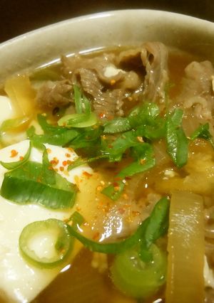 つゆだく肉豆腐。優しい甘さです♪-レシピのメイン写真
