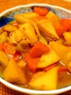 鶏肉と根菜の煮物-レシピのメイン写真
