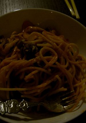 お手軽トマトクリームパスタ-レシピのメイン写真