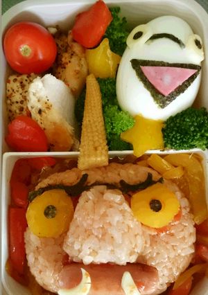 妖怪ウォッチ　キャラ弁　赤鬼　-レシピのメイン写真