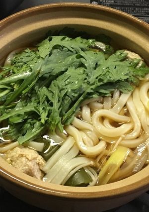 シンプル鍋焼きうどん-レシピのメイン写真