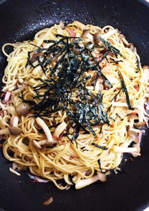 簡単！キノコとベーコンの和風パスタ-レシピのメイン写真