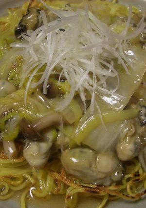 牡蠣のあんかけ焼きそば-レシピのメイン写真