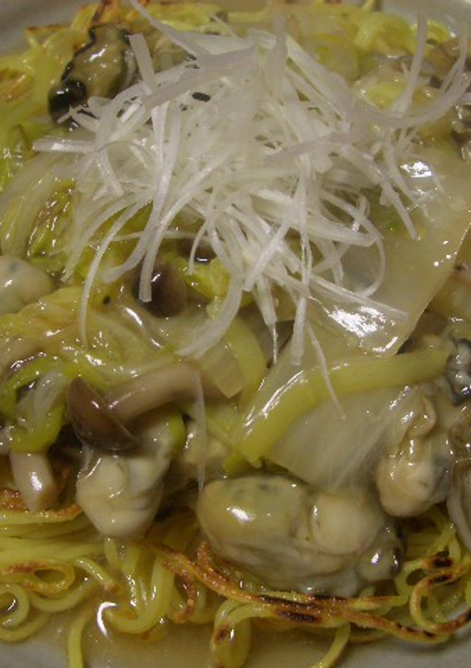 牡蠣のあんかけ焼きそば-レシピのメイン写真