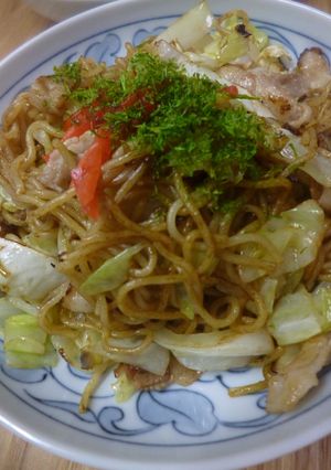 キャベツいっぱいの焼きそば-レシピのメイン写真