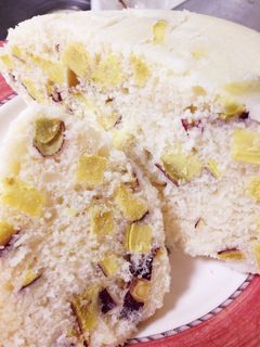 余ったホエーで☆レンチン♪薩摩芋蒸しパン-レシピのメイン写真