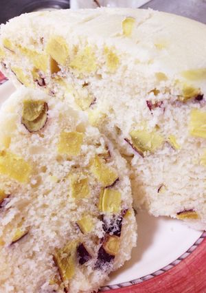 余ったホエーで☆レンチン♪薩摩芋蒸しパン-レシピのメイン写真