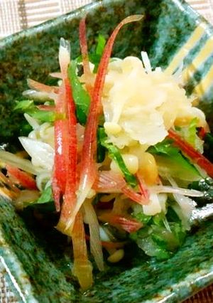 みょうがとエノキ・大葉のみぞれ酢あえ♪-レシピのメイン写真