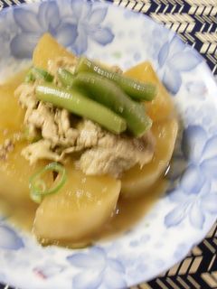 大根と豚肉の炒め煮♪-レシピのメイン写真