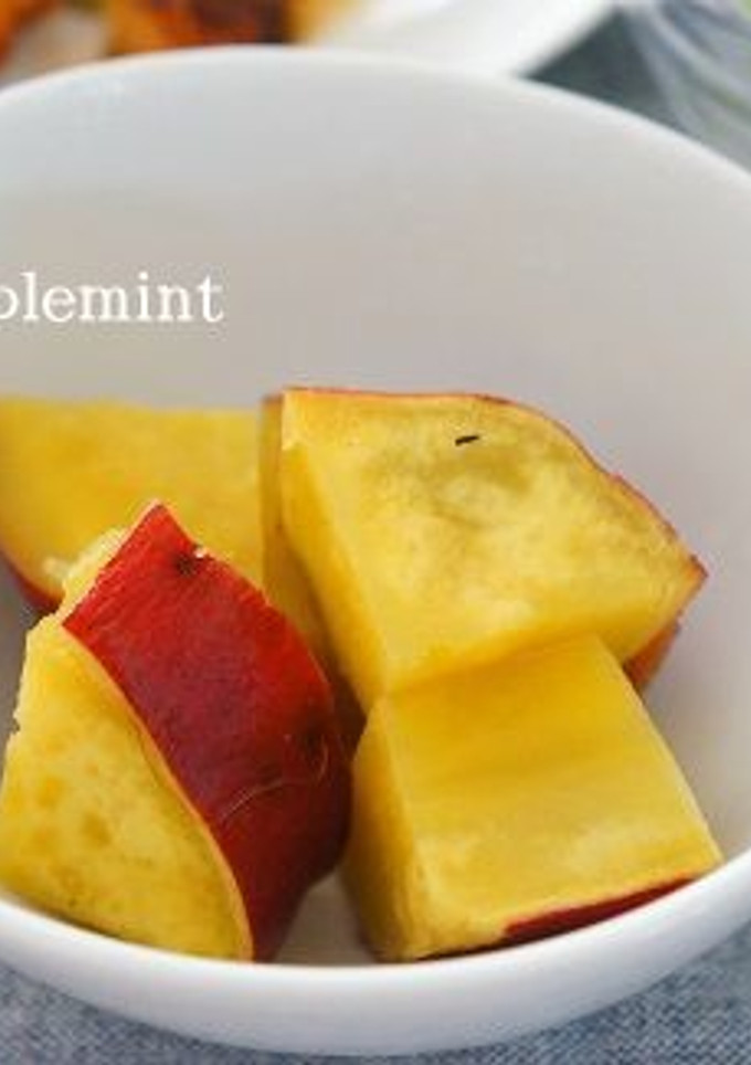 材料二つでさつまいもの和梨りんご煮-レシピのメイン写真