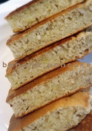 バナナパンケーキ-レシピのメイン写真