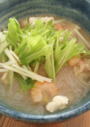 簡単☆エビの春雨スープ-レシピのメイン写真