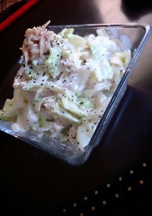 【簡単】キャベツ1/4個分のサラダ-レシピのメイン写真