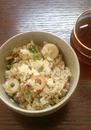 まぜごはん★牛蒡ときのことピーマン-レシピのメイン写真
