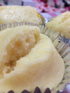 簡単!ふわっもちもち蒸しパン♡-レシピのメイン写真