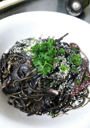 プロの味！独身貴族の最強いかすみパスタ。-レシピのメイン写真