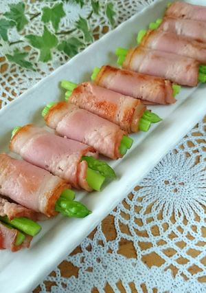 お弁当おつまみに☆アスパラベーコン巻き★-レシピのメイン写真