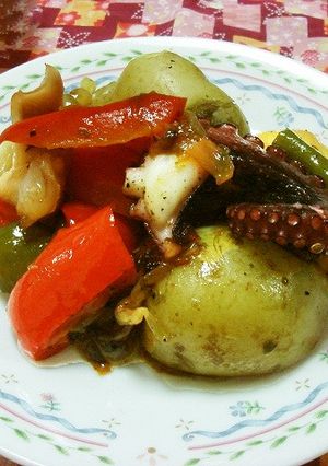 ポルトガル風 ハーブ塩でタコ料理-レシピのメイン写真