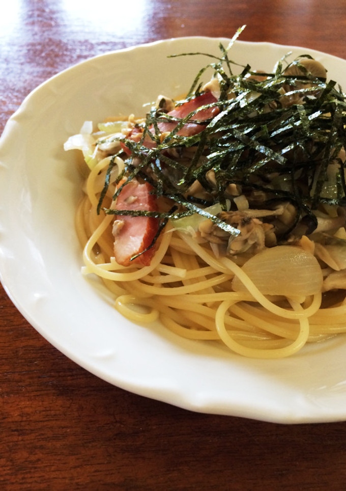 缶詰で簡単☆あさりとしめじの和風スパ！-レシピのメイン写真