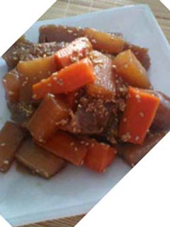ダイエッター用のこんにゃくの煮物-レシピのメイン写真