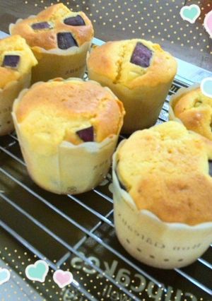 簡単✩さつまいものカップケーキ✩-レシピのメイン写真