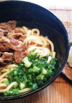 肉うどん-レシピのメイン写真