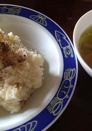 スープ付き☆家の食材で簡単ツナリゾット-レシピのメイン写真