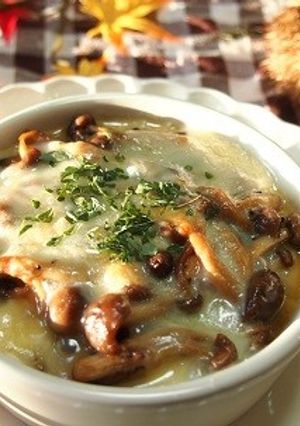 簡単！もめん美人♡しめじのチーズ焼き-レシピのメイン写真
