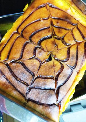 簡単にハロウィンカボチャケーキ-レシピのメイン写真