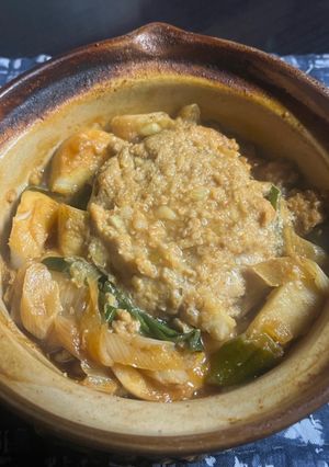 芋煮込みハンバーグ-レシピのメイン写真