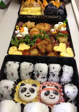 運動会のお弁当　2014　　覚書-レシピのメイン写真