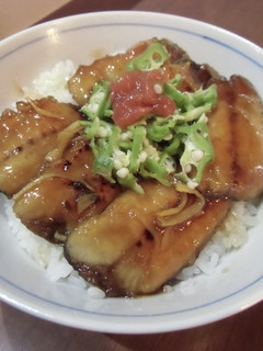 いわしの蒲焼丼 梅おくらのせ-レシピのメイン写真