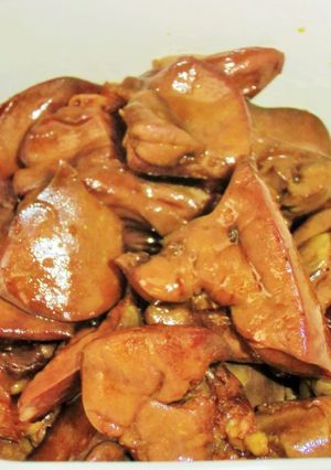 一人暮らしの鳥のモツ煮-レシピのメイン写真