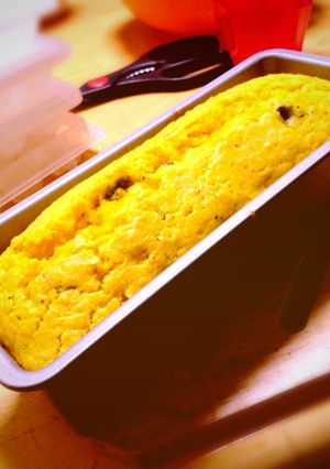 ハロウィン☆簡単かぼちゃのパウンドケーキ-レシピのメイン写真
