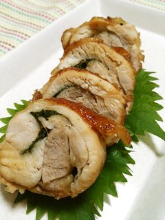 鶏もも肉の大葉巻き♪-レシピのメイン写真