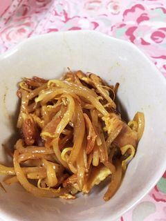 もやしとベーコンのカレー炒め-レシピのメイン写真