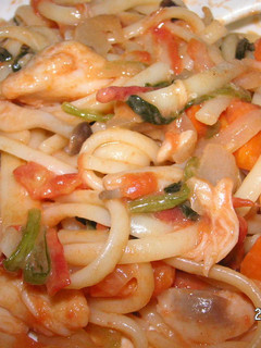 ノンオイルでおいしい♪トマトパスタ-レシピのメイン写真
