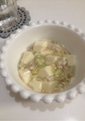 餃子の残り具で塩麻婆豆腐-レシピのメイン写真