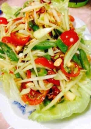 ソムタム(青パパイヤのサラダ)@タイ料理-レシピのメイン写真