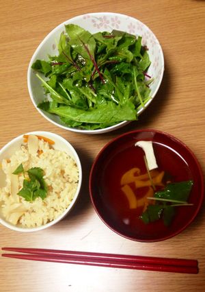 松茸ごはんと松茸のお吸い物-レシピのメイン写真