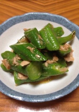 簡単！オクラとツナのポン酢和え-レシピのメイン写真