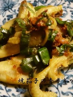 焼茄子の青葱味噌和え-レシピのメイン写真