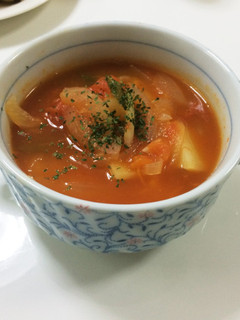 野菜たっぷりトマトスープ-レシピのメイン写真