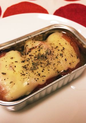 オイルサーディンのトマトチーズ焼き-レシピのメイン写真