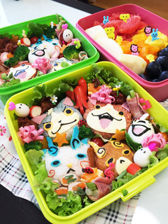 妖怪ウォッチ キャラ弁☆運動会-レシピのメイン写真