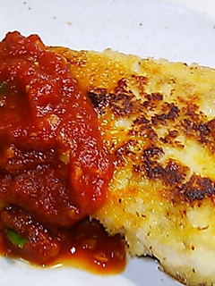 ◇お魚パン粉焼き&トマトソース◇-レシピのメイン写真