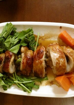 鶏モモ肉アスパラ巻き☆醤油味-レシピのメイン写真